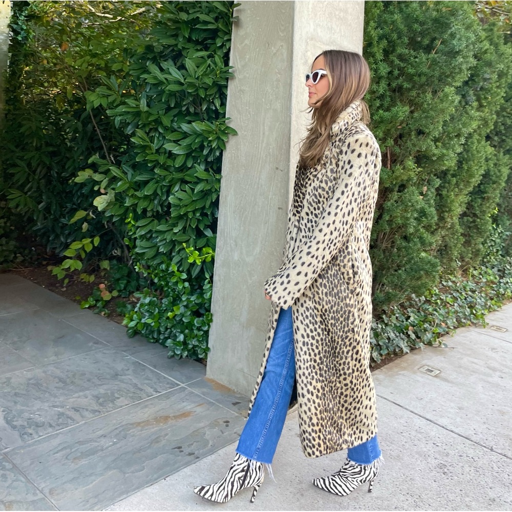House of Harlow Leopard Fur Coat